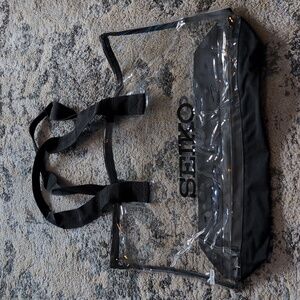 Black clear Seiko bag promotion promo merch exclusive